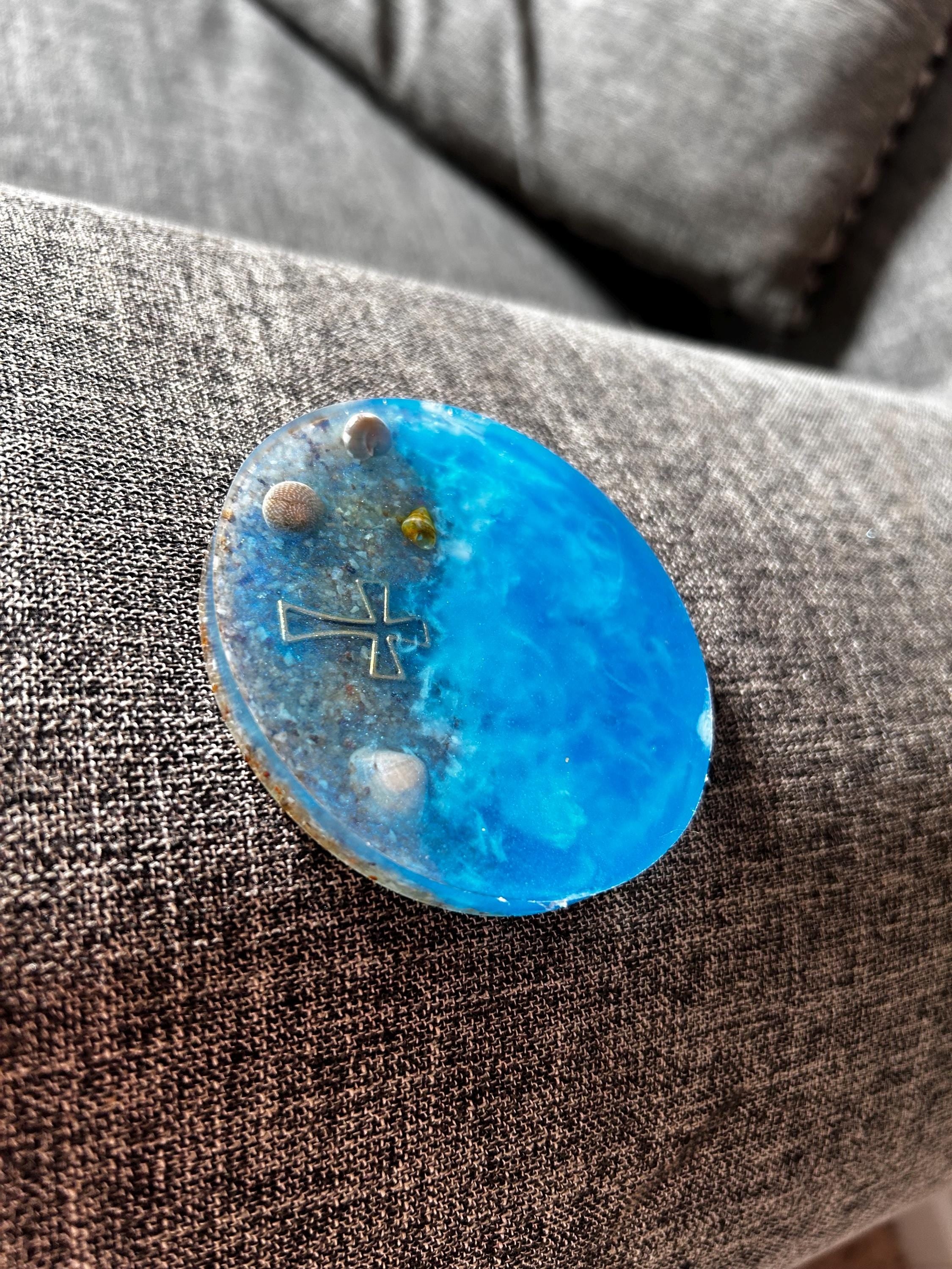 Resin Beach Coasters, Seashell Ocean Wave Art, Coastal Home Decor, Ocean Wave Art, Earth Tone Drink Coasters, Housewarming Gift